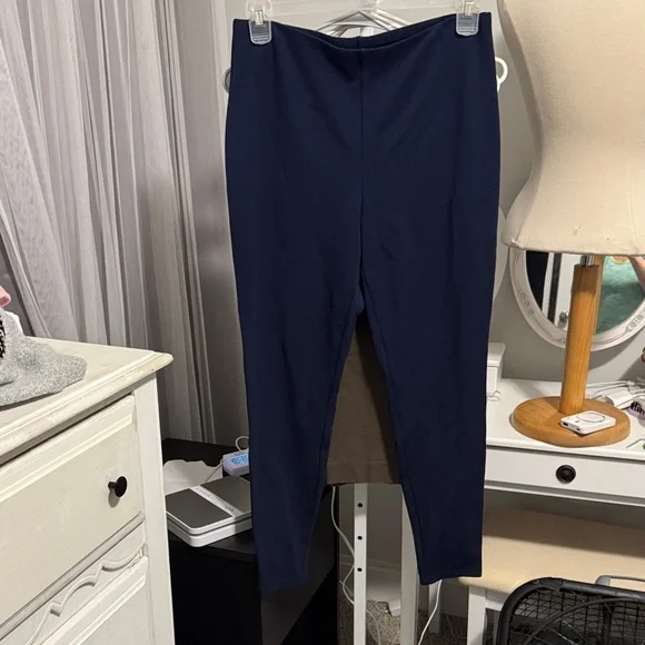 Chico's Deep Blue Leggings - Picture 1 of 3